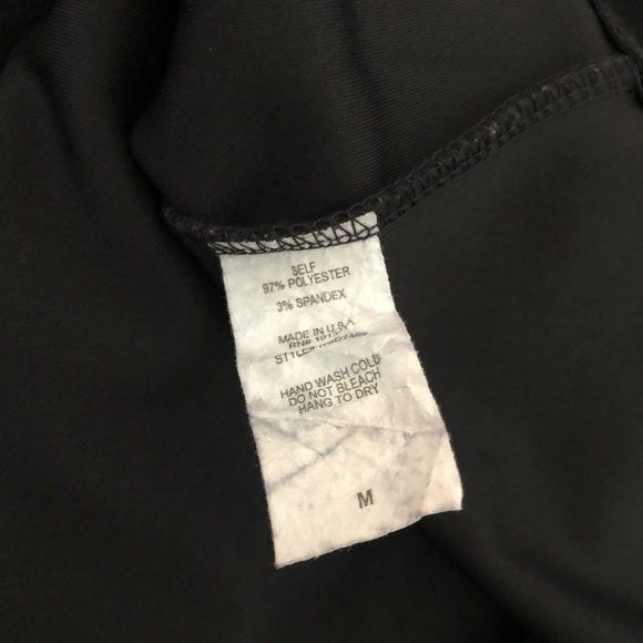 Charlotte Russe Off Shoulder Black Dress Size M - Picture 9 of 9